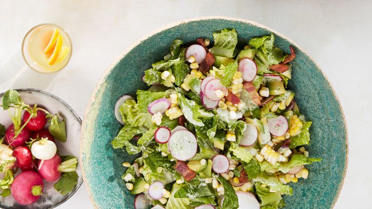 Corn-and-Avocado Salad With Goddess Dressing 