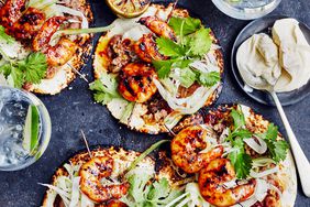 Chipotle-Shrimp Tacos with Fennel and Beans