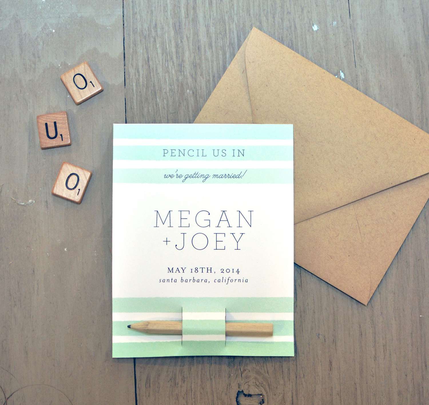 pencil save the dates