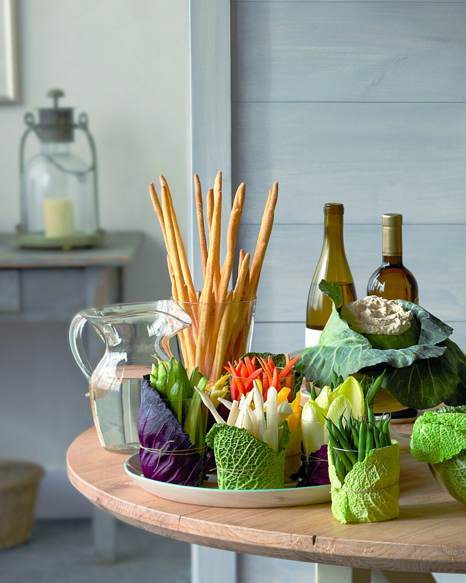 cabbage bowls cup vegetable thanksgiving platter