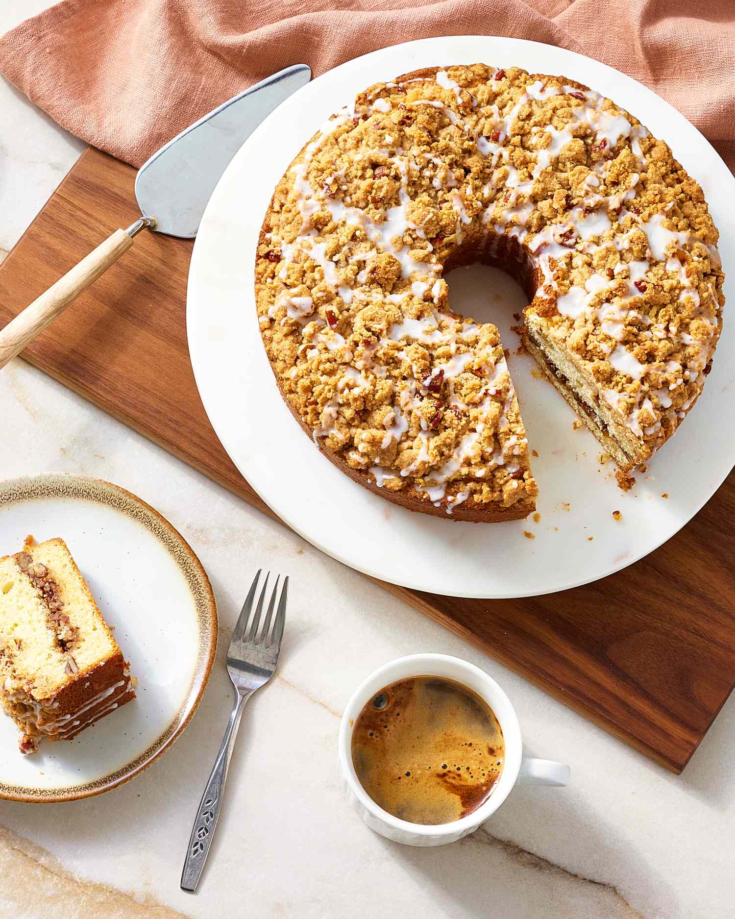Cinnamon Streusel Coffee Cake