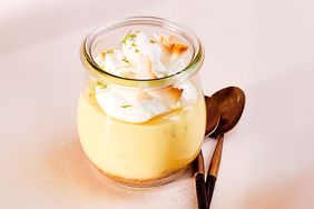 Lime pudding cups