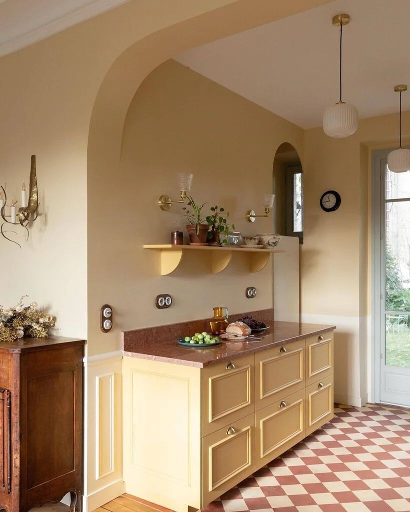 tallow paint color in kitchen area