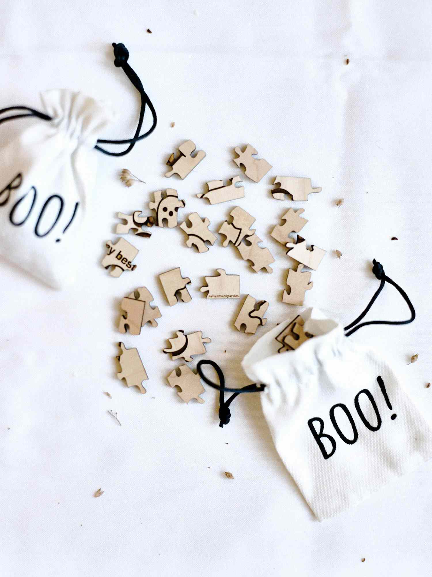 halloween ghost themed puzzle