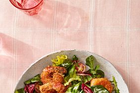Crispy Panko Shrimp Salad