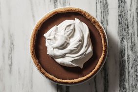 Chocolate Cream Pie with whipped cream