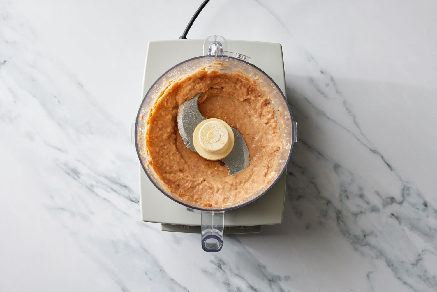 Any bean dip mixture in food processor 