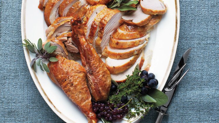 Easy Roasted Dry-Brined Turkey