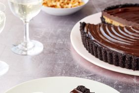 chocolate peanut butter tart martha bakes