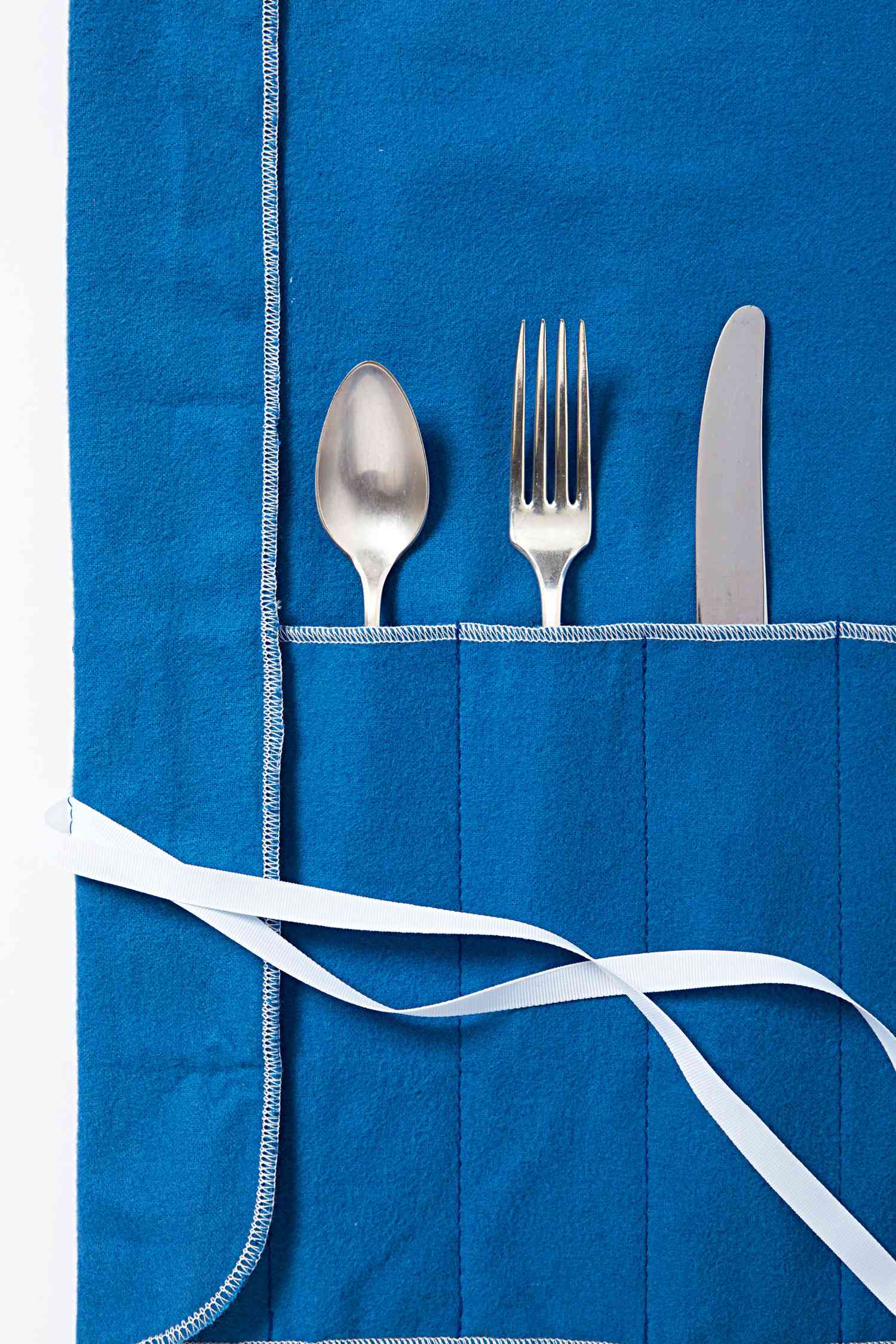 silverware in flannel cover