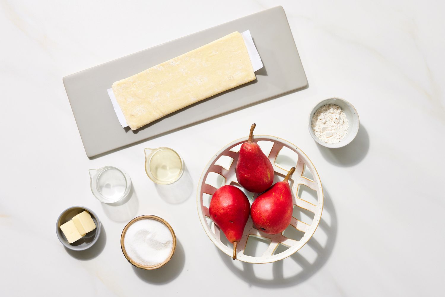 Pear Tart Tatin Ingredients