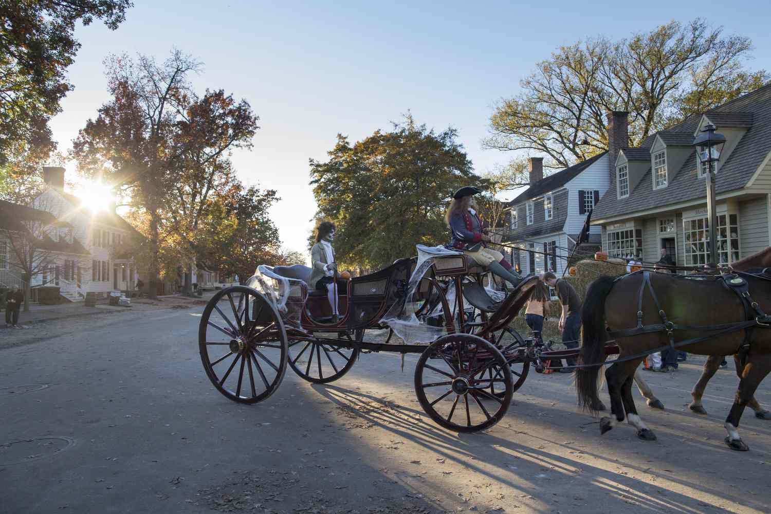 Spooky carriage ride in Colonial Williamsburg