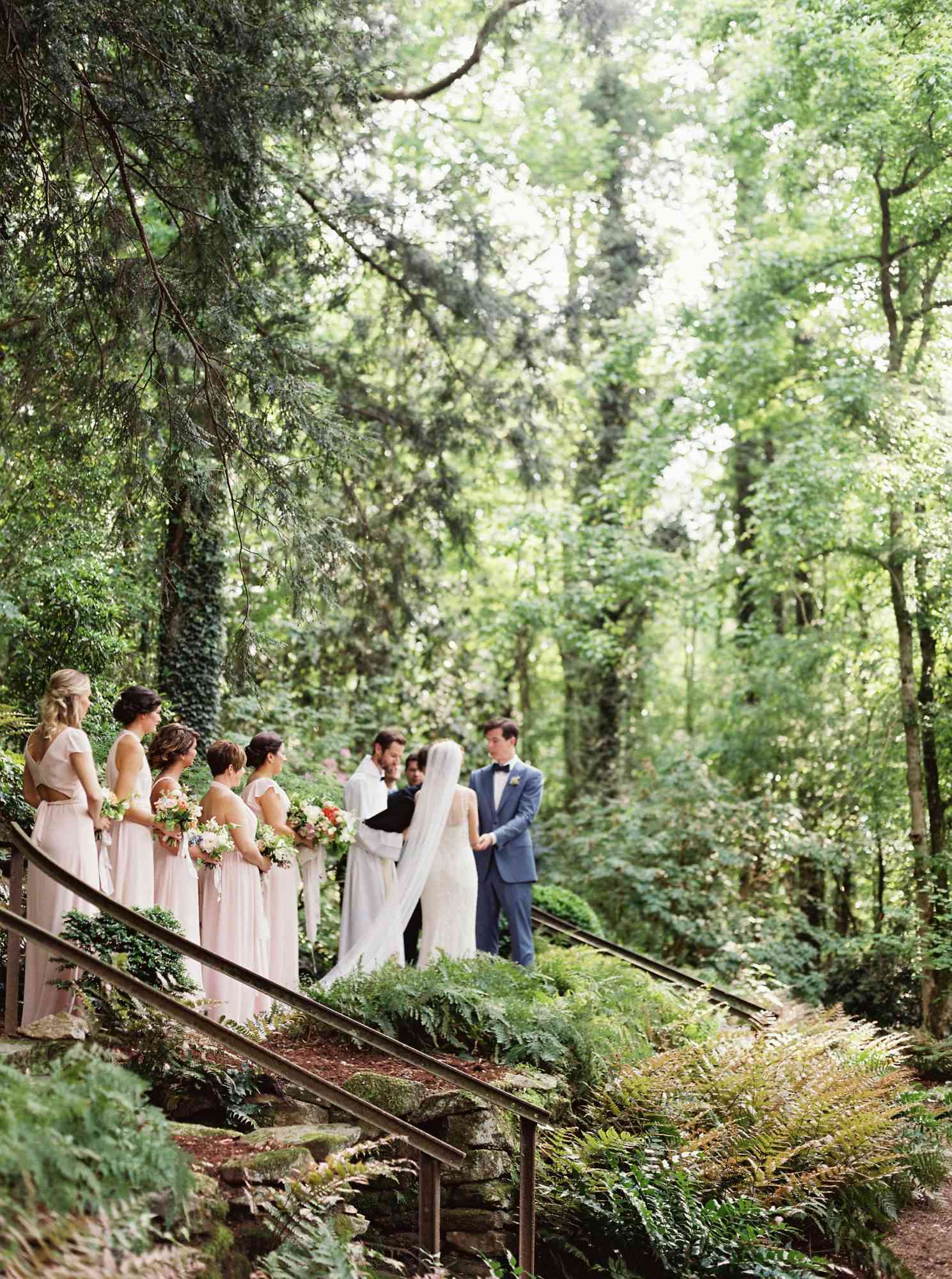 outdoor wedding ceremony