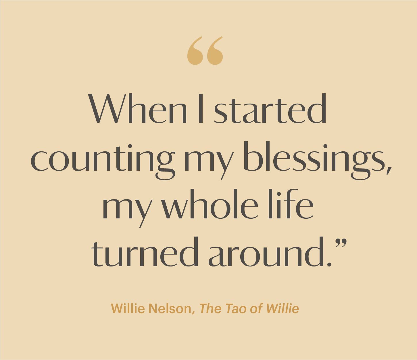 thanksgiving quote by willie nelson