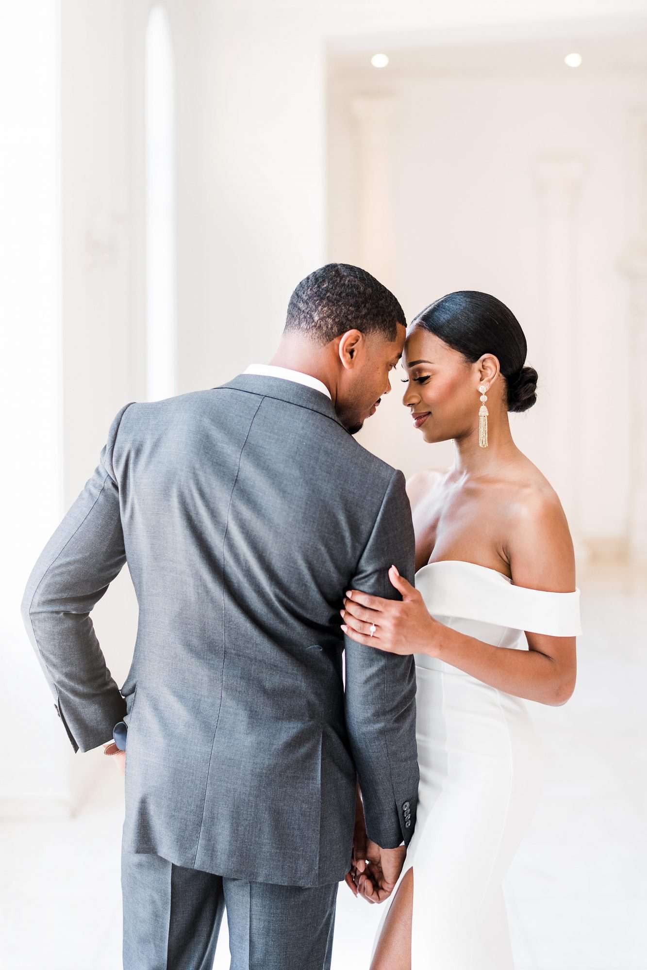 bride hairstyle ballerina bun