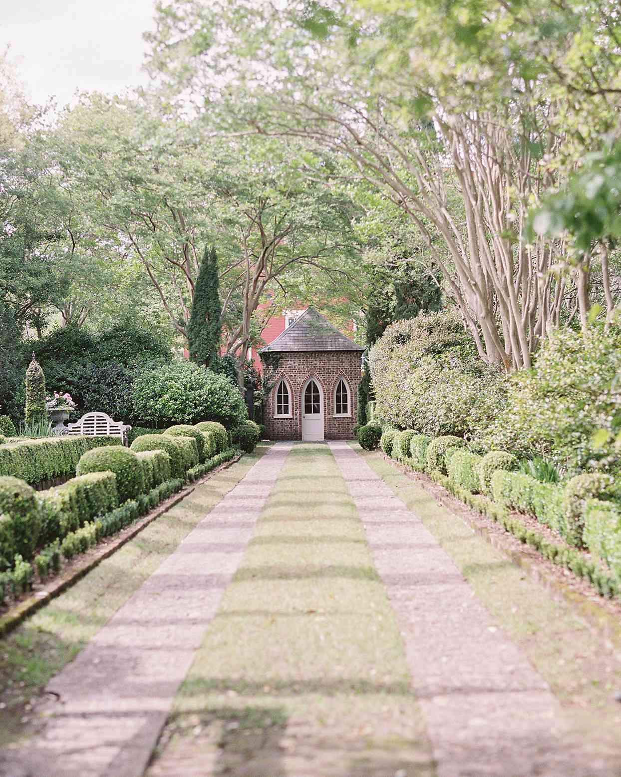 beverly steve wedding ceremony garden