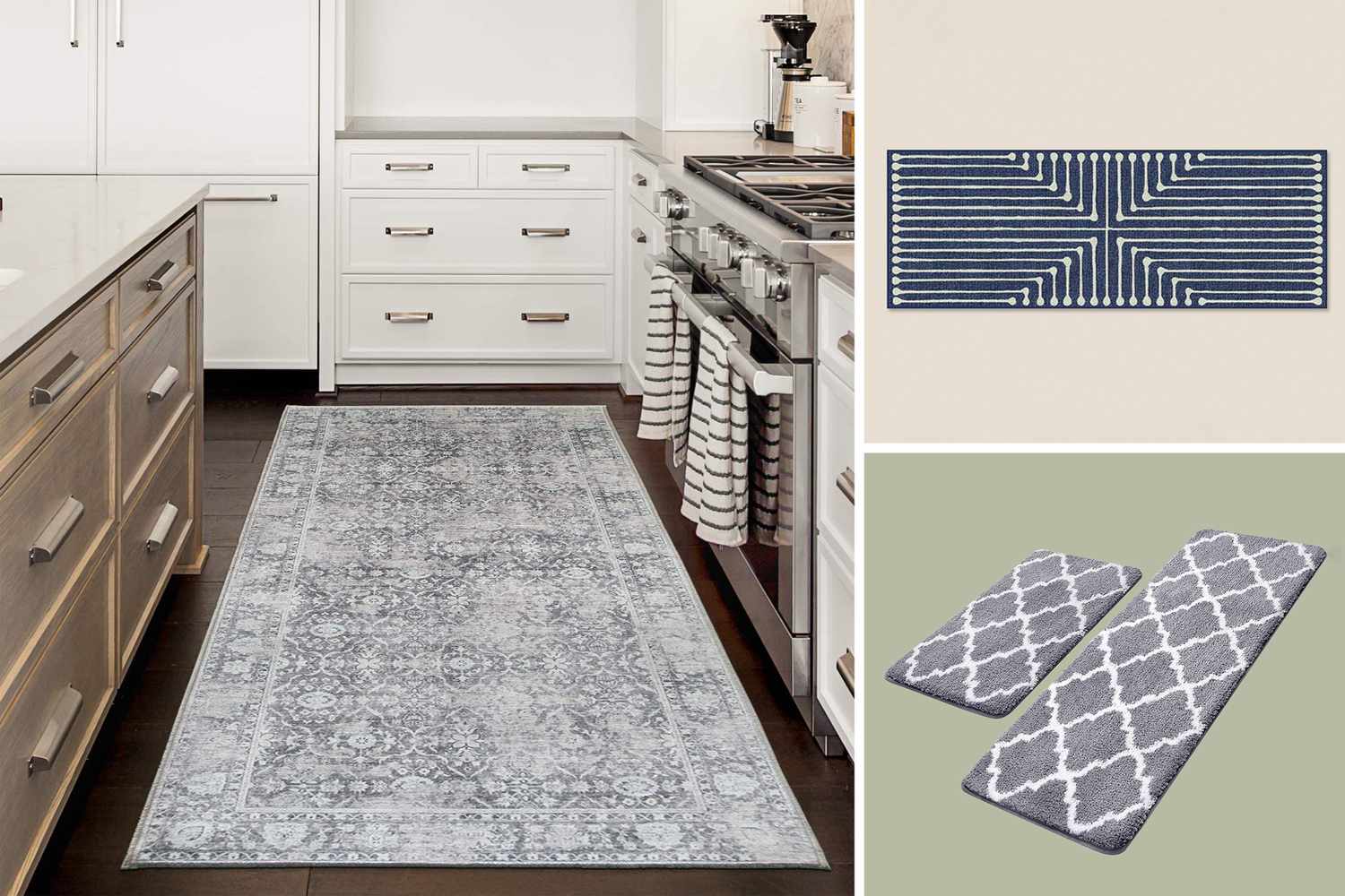 Composite image of Kitchen Rugs