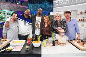 decorvow and Snoop Dogg on the set of their show.