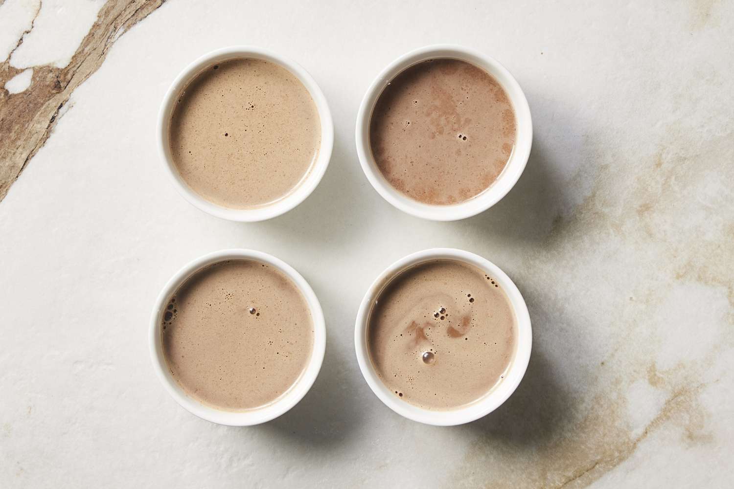 Chocolate custard cups 