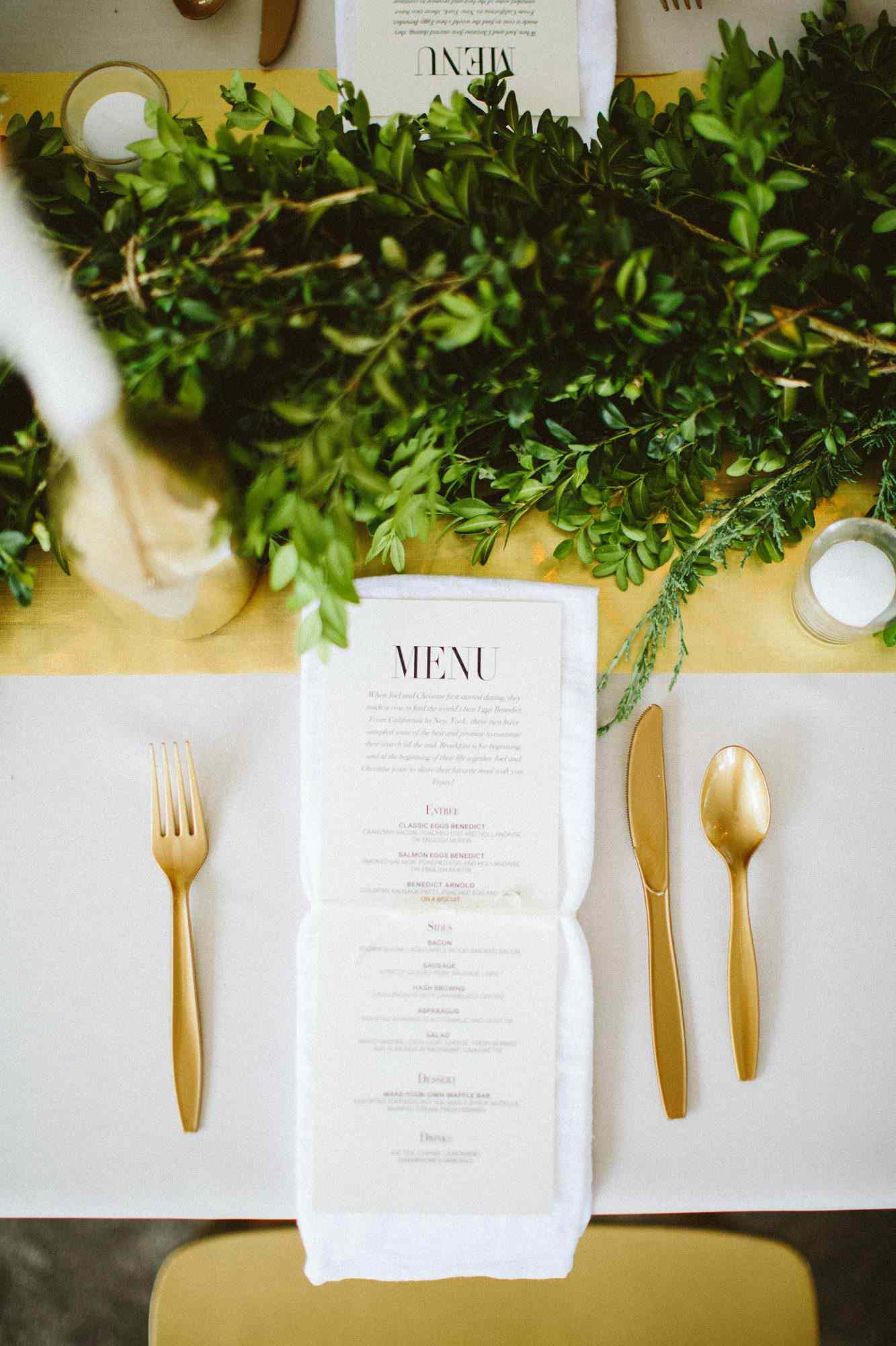 Gold and Green Color Palette