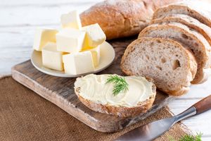 bread and bread on table