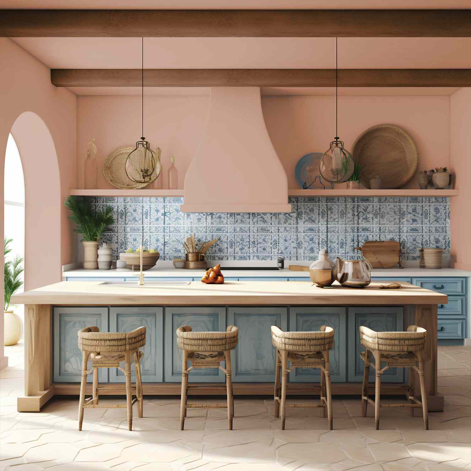 Terracotta kitchen