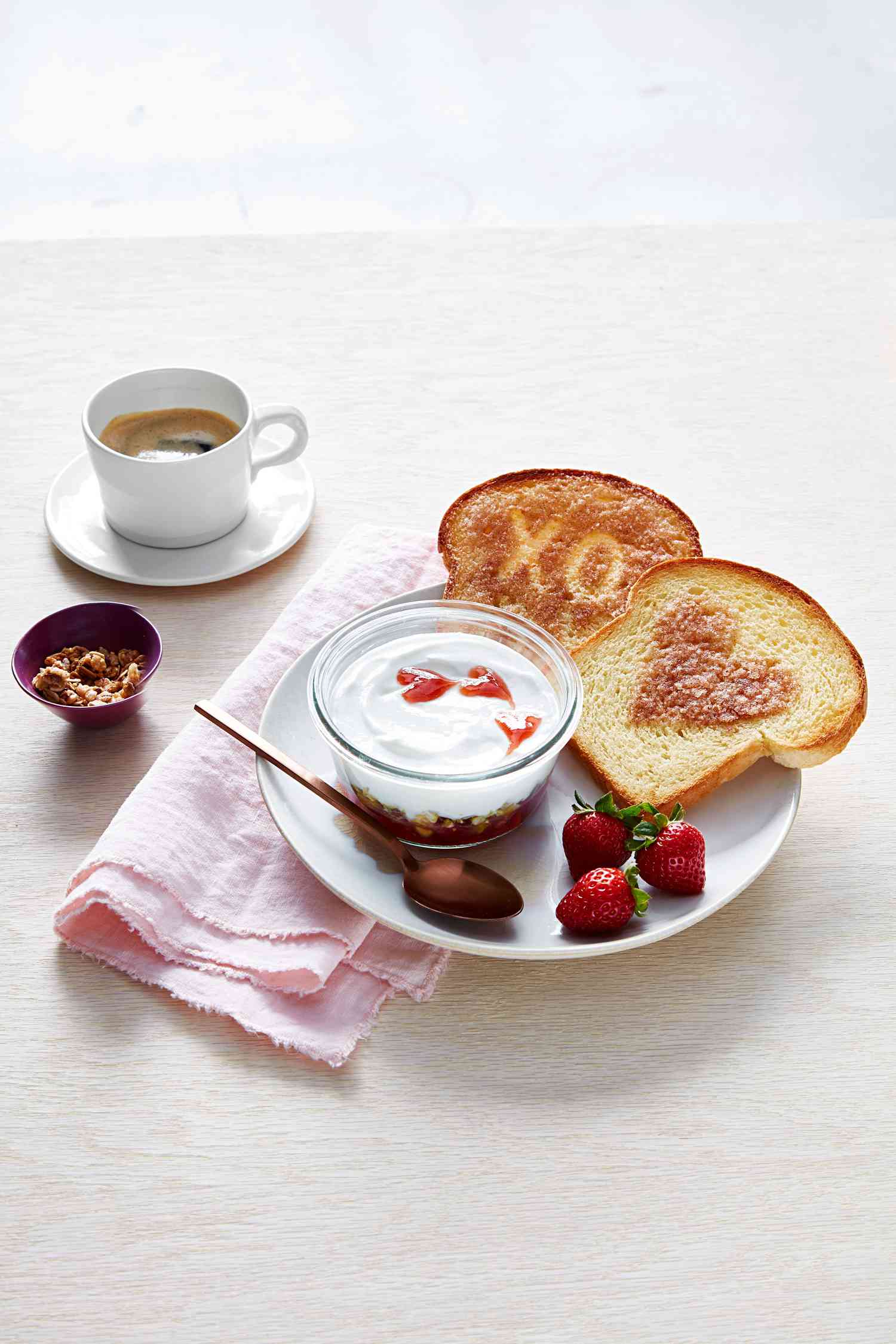 XO cinnamon toast and yogurt