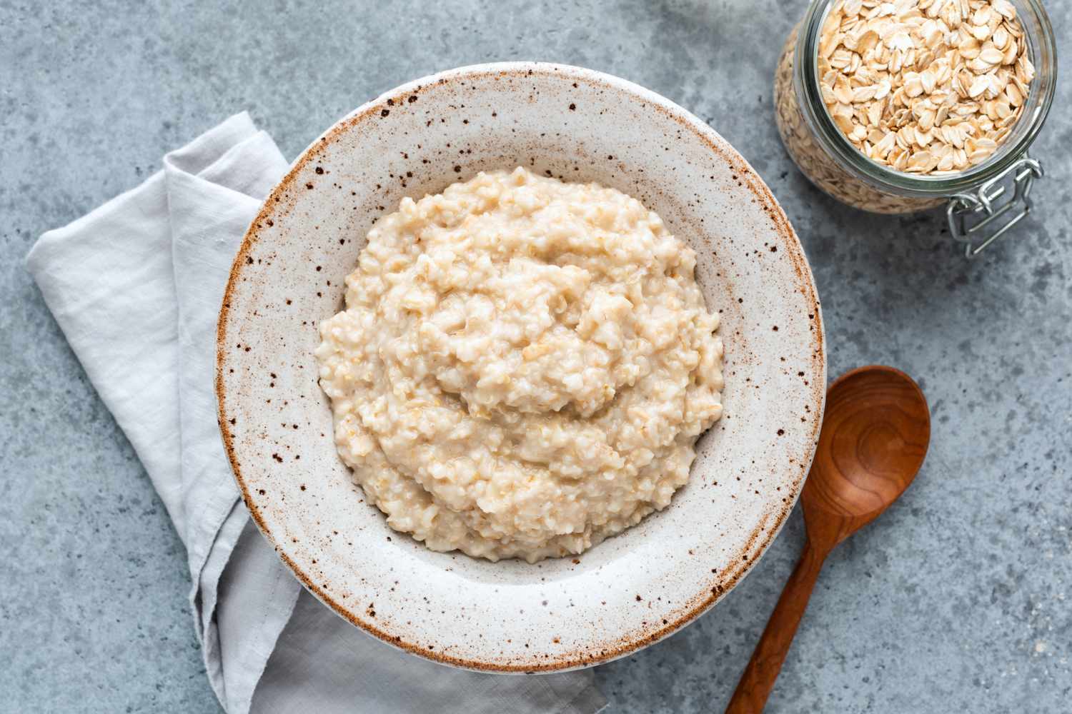 Oatmeal in bowl