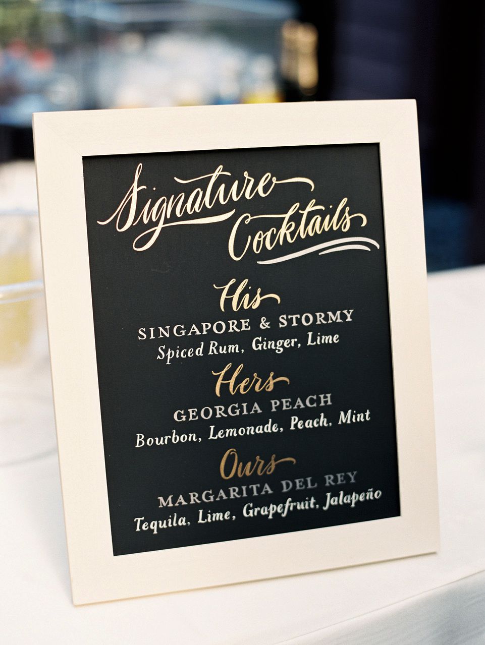 his and hers drinks callie davis nancy ray photography cocktails wedding