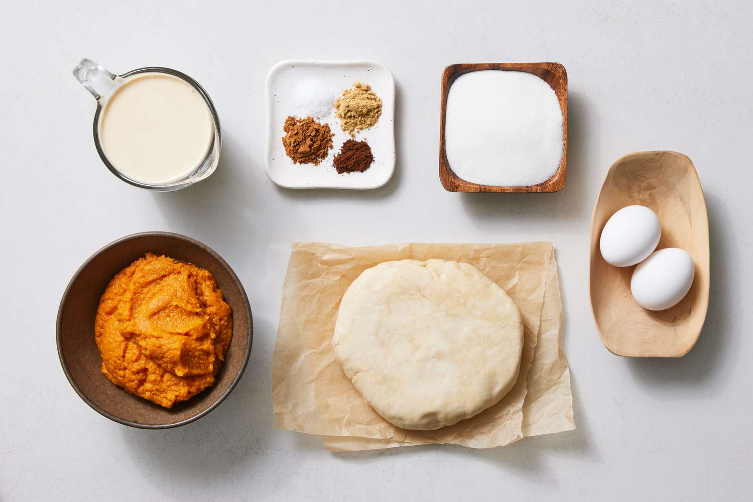 Ingredients for Libby's Famous pumpkin pie