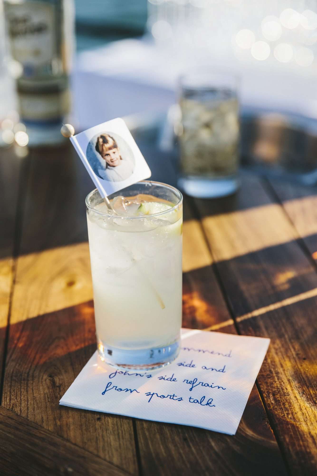 laura john wedding massachusetts cocktail