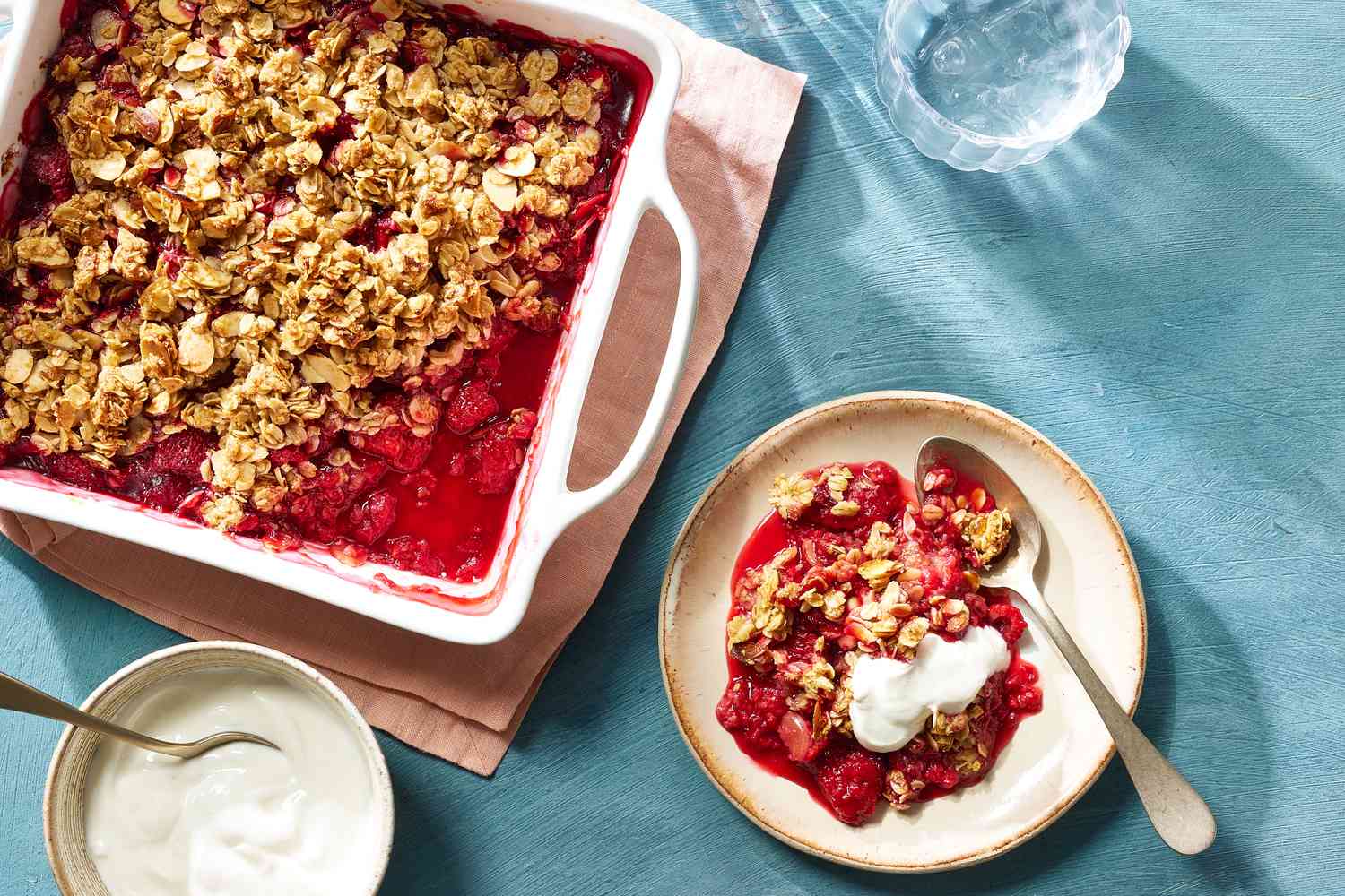 Raspberry-Almond Crisp