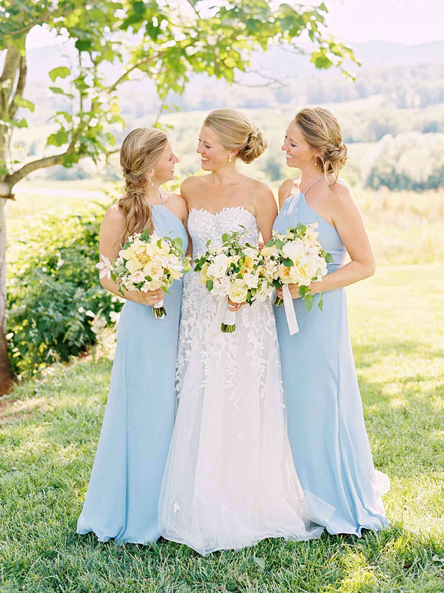 hannah chris wedding north garden va sisters of bride