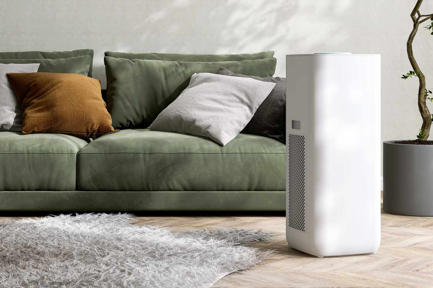 Air Purifier in living room