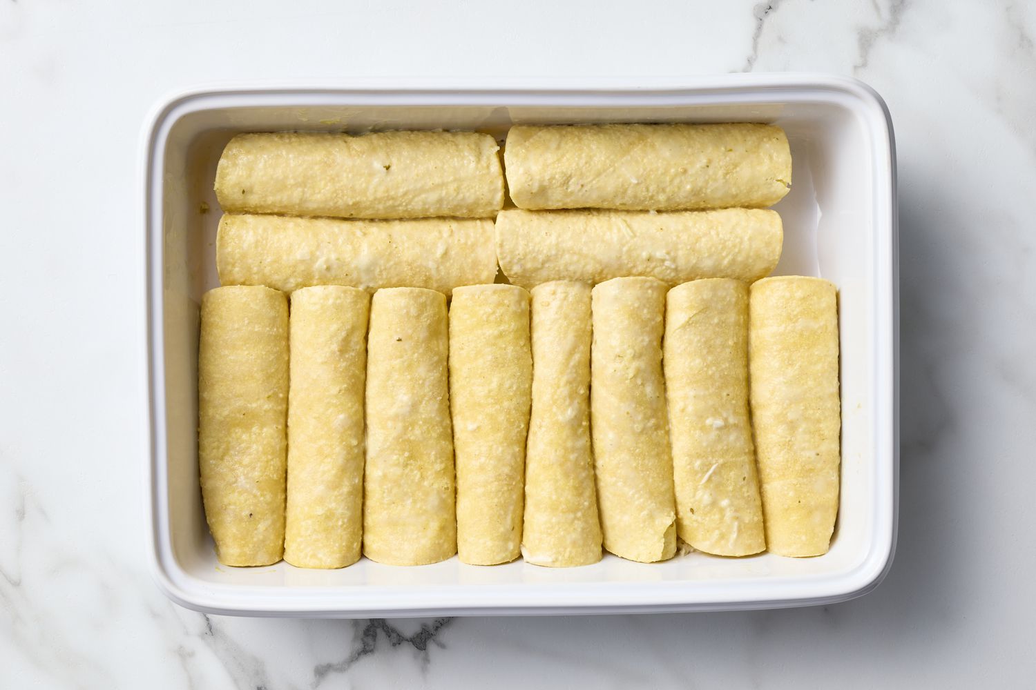 Chicken Enchilada with Creamy Green Sauce