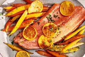 Slow-Baked Citrus Salmon with Carrots