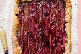 vanilla rhubarb tart