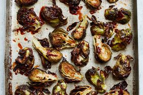 Spicy Roasted Brussels Sprouts