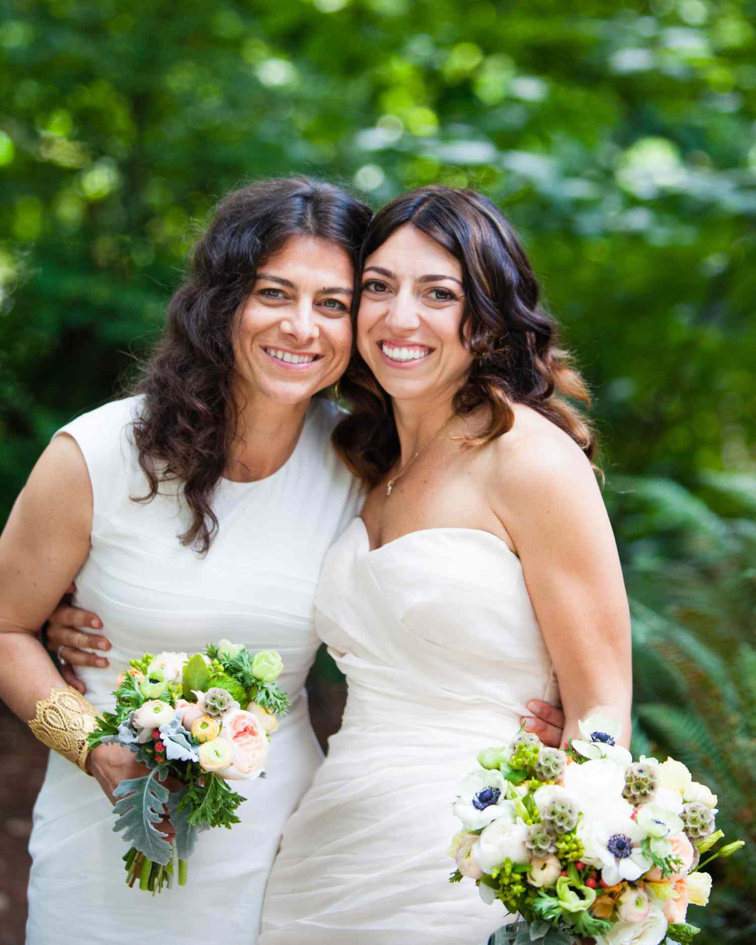 bride and groom walking holding hands