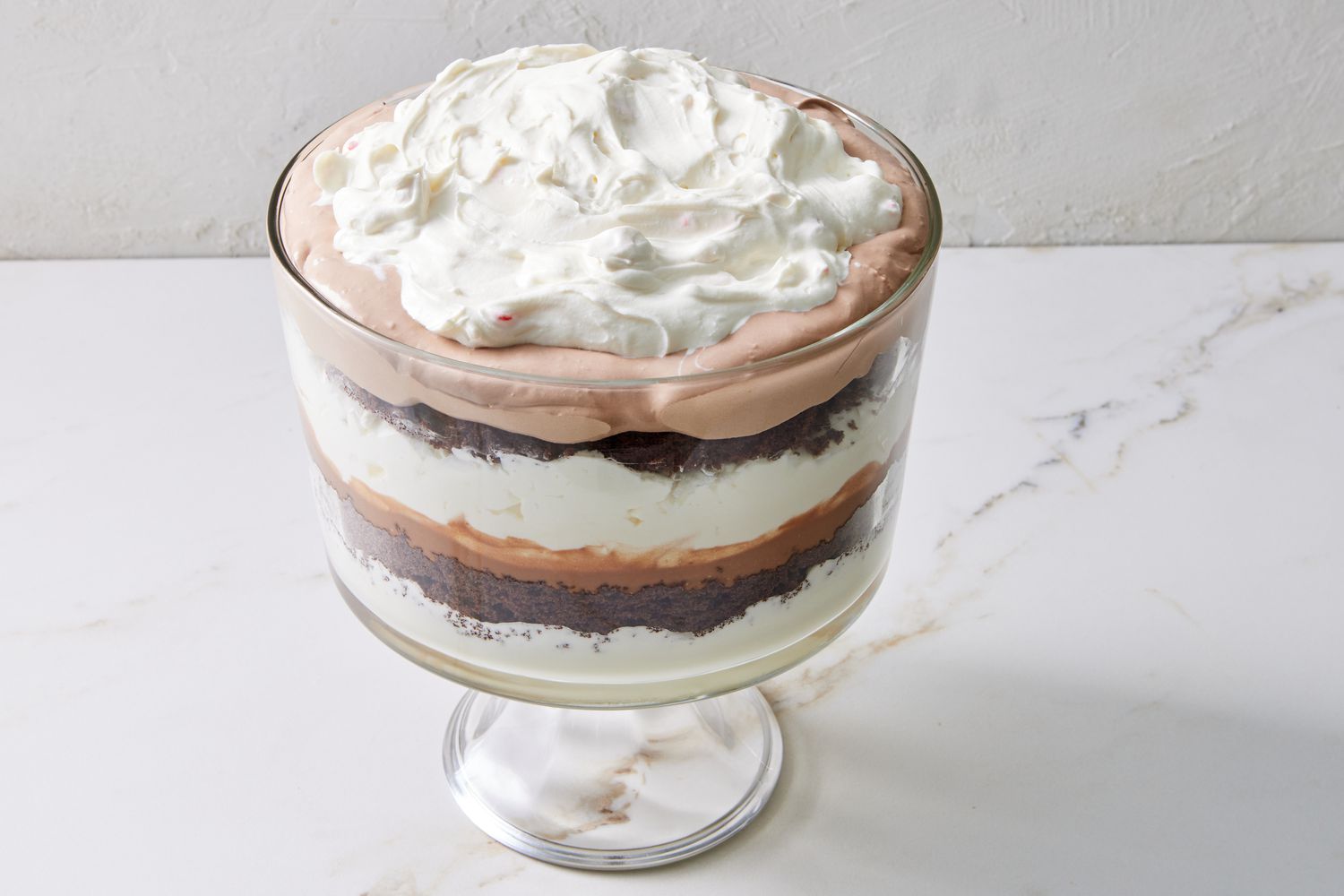 Triple-Chocolate Peppermint Trifle
