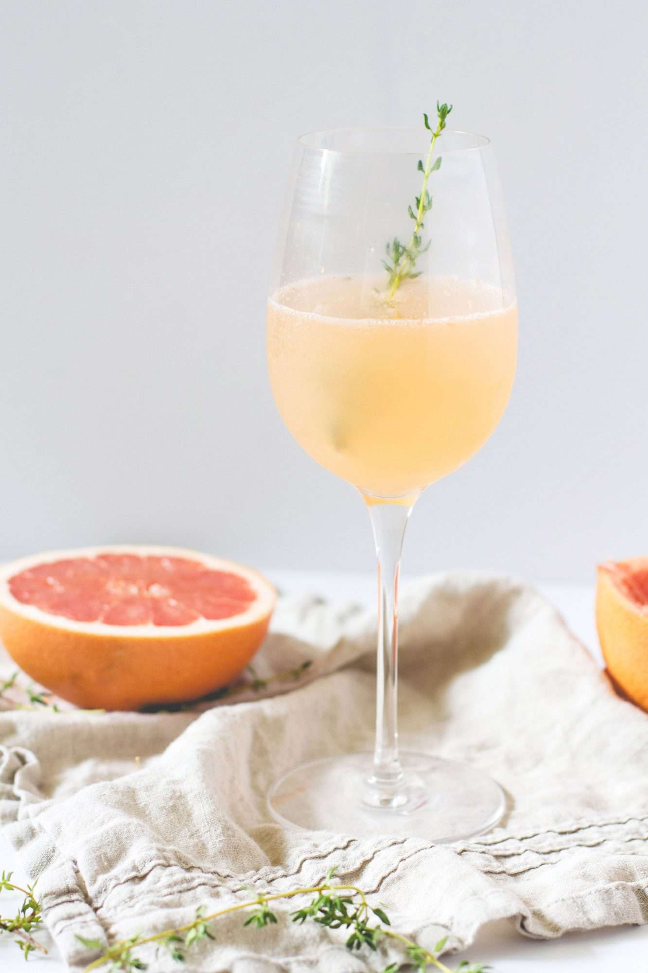 citrus champagne cocktail
