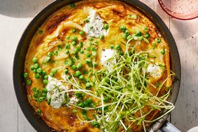 Sweet-Pea-and-Onion Frittata