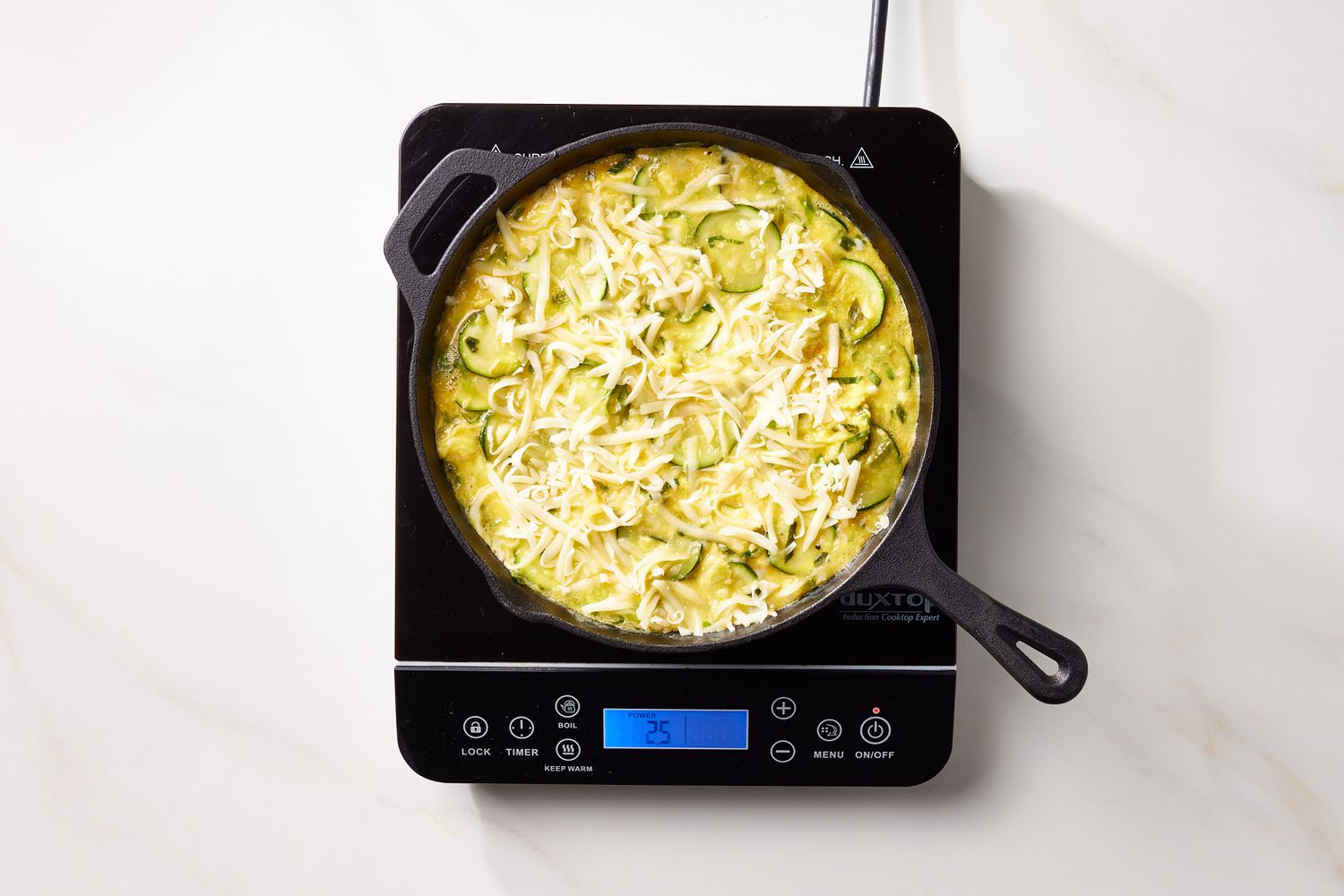 Perfect Frittata with Zucchini and Provolone