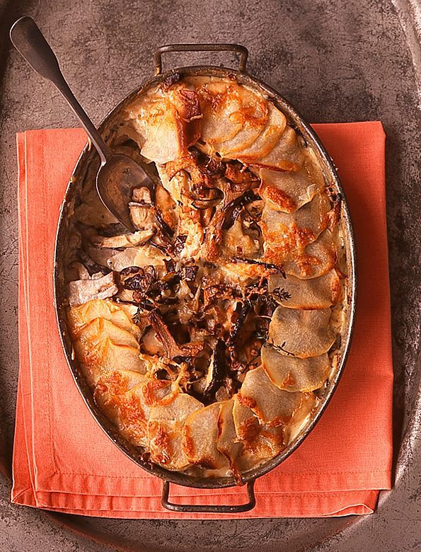 potato mushroom pie