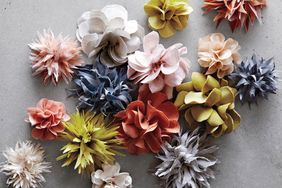 Flowers made from fabric