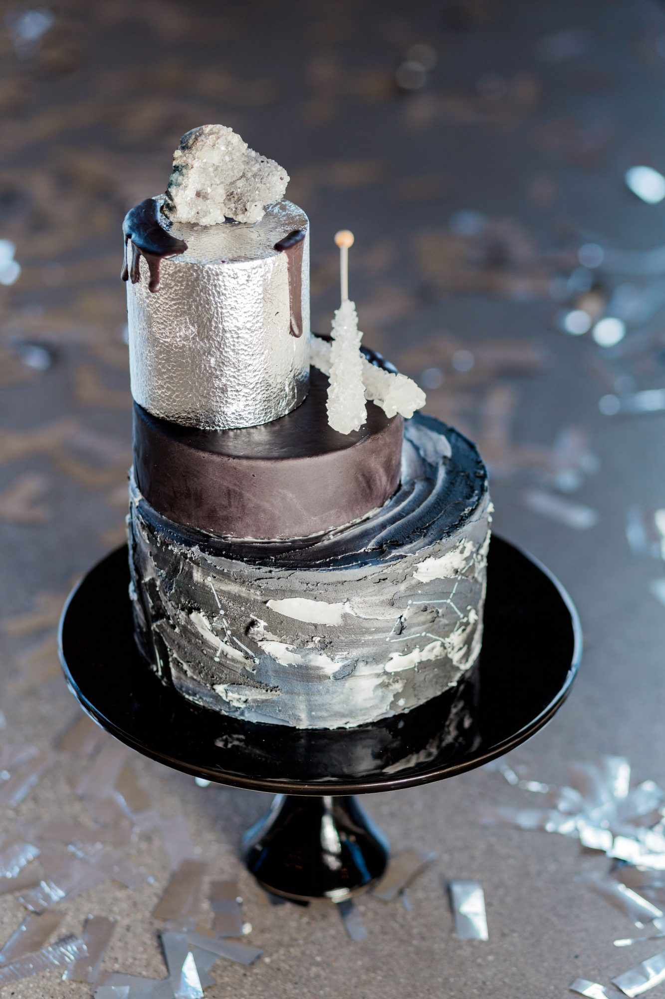 chocolate wedding cake