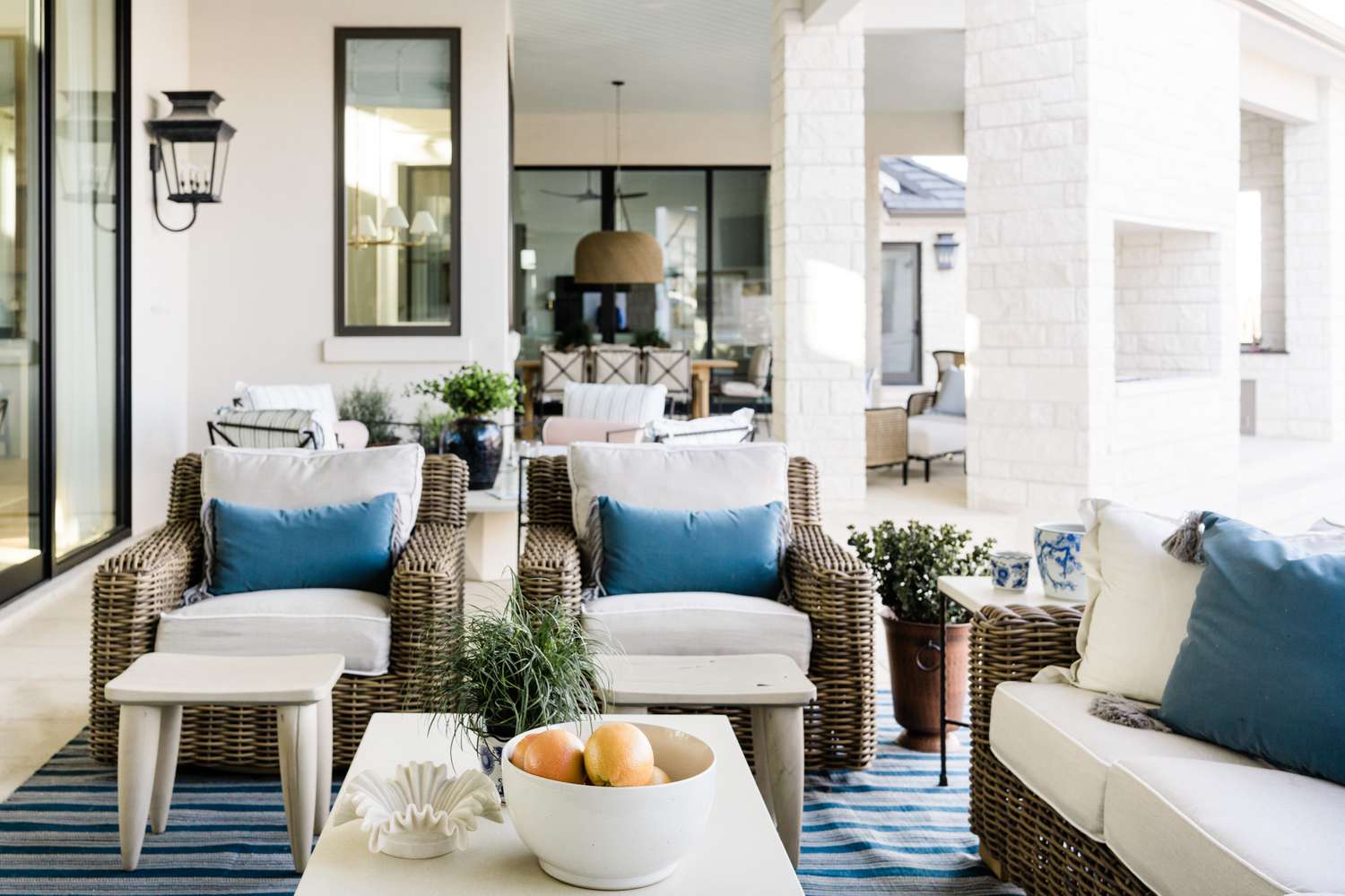 wicker furniture patio