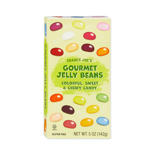 Box of Trader Joes gourmet jelly beans