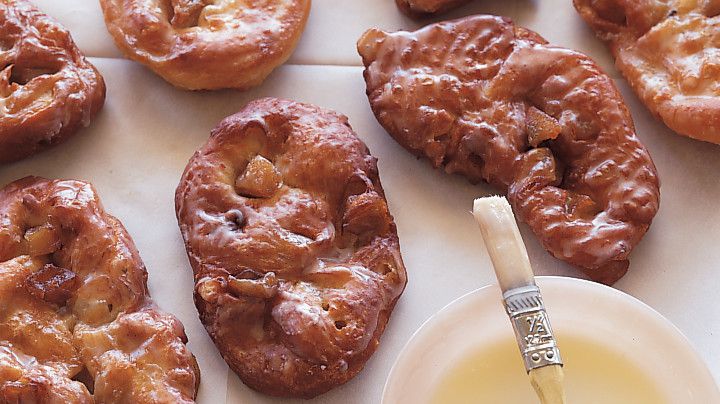 glazed apple fritters