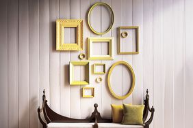 Wall with frames 